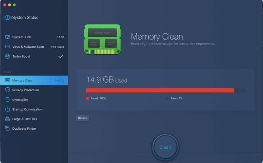 memory cleaning tools for mac